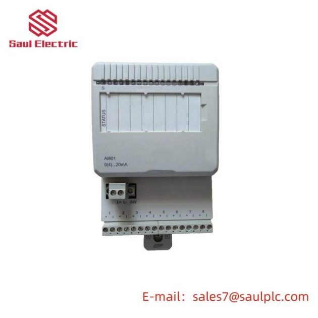 ABB 3BSE020512R1 AI801 - 8-Channel Analog Input Unit for Industrial Control Systems