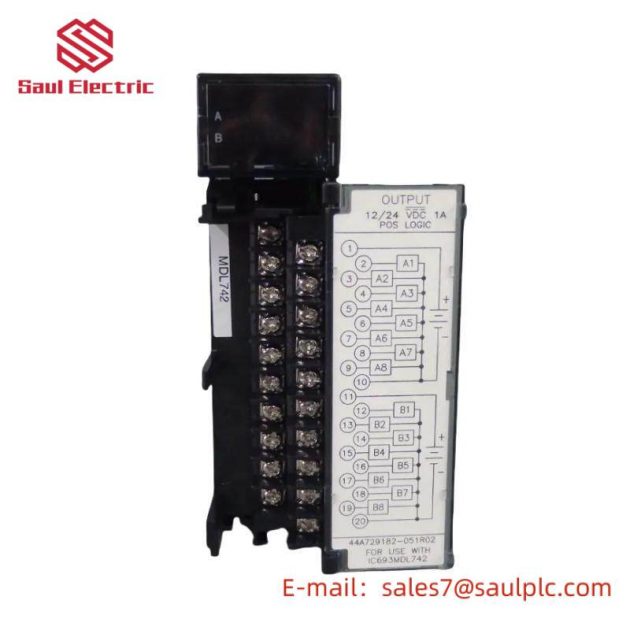 GE IC693MDL742C - Advanced ESCP Output Module, Precision & Reliability for Industrial Automation