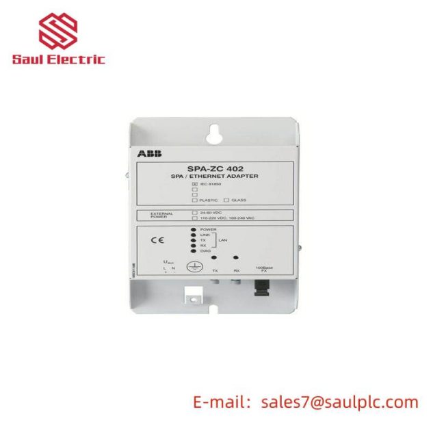 ABB SPA-ZC 402 Ethernet Adapter, for Advanced Industrial Networking Solutions