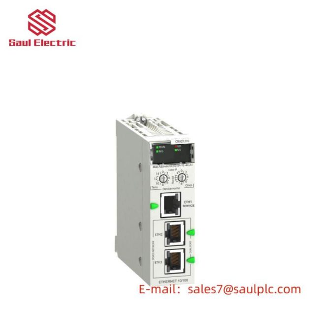 Schneider Electric BMXCRA31210 Ethernet RIO Drop Adaptor Module for Modicon X80 PLC