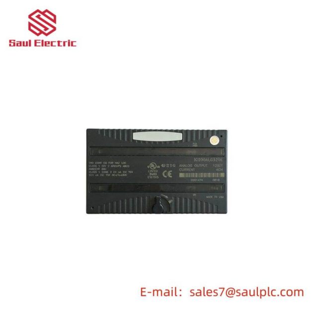 GE IC200ALG320 Output Module: Advanced Control for Industrial Automation