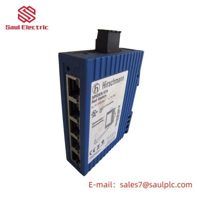 Hirschmann Spider 5TX Rail Switch: Unmanaged Industrial Ethernet Switch