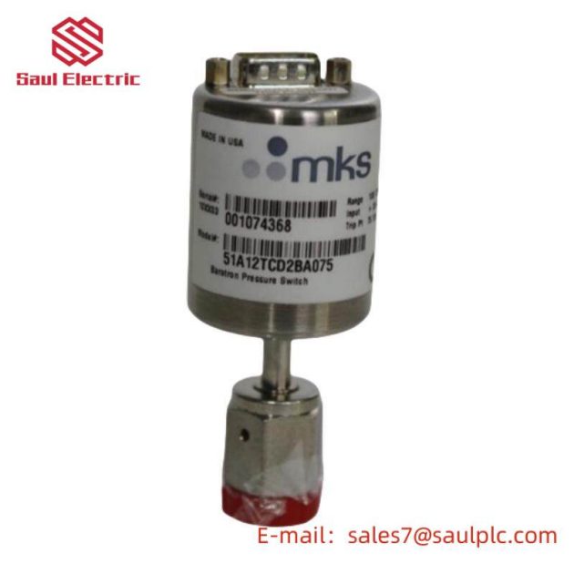 MKS Pressure Switch 51A12TCD2BA075 - Advanced Industrial Control Solution