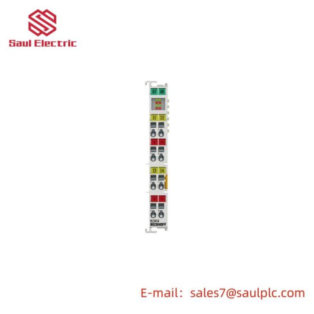 WAGO KL3454: 4-Channel Analog Input Single-Ended, Designed for Industrial Automation